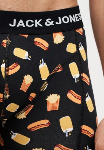 JACK & JONES Boxerky 'JACKEVIN FOOD' – černá
