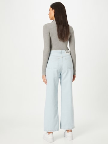 The Ragged Priest Wide Leg Jeans in Blau