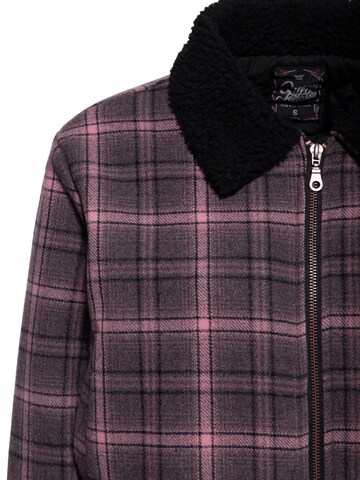 Queen Kerosin Winter Jacket in Pink