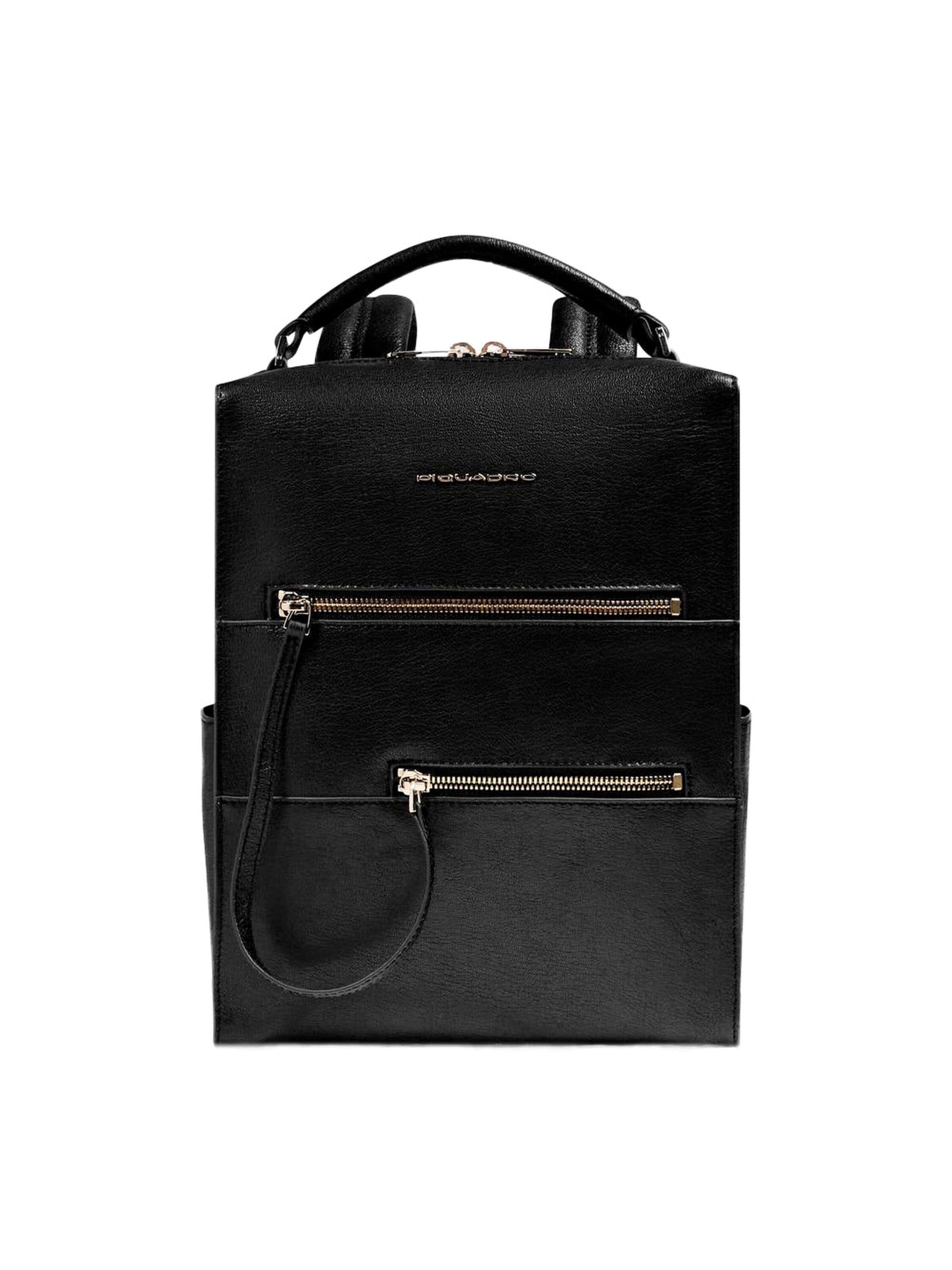 Piquadro Rucksack‌‌‌‌‌ in Schwarz: Vorderseite