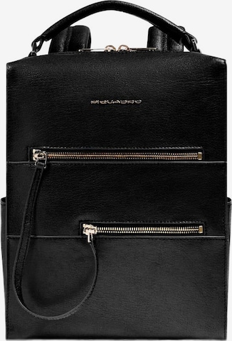 Piquadro Rucksack in Schwarz: Vorderseite