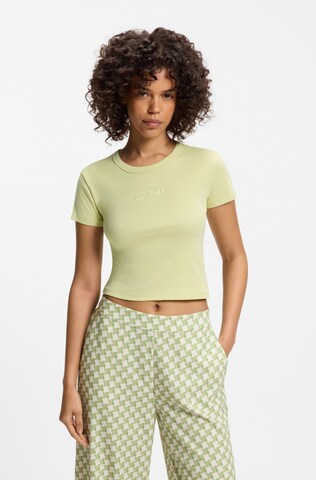HUGO Shirt 'Delanor' in Green: front