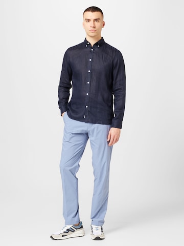 s.Oliver Regular Trousers with creases in Blue