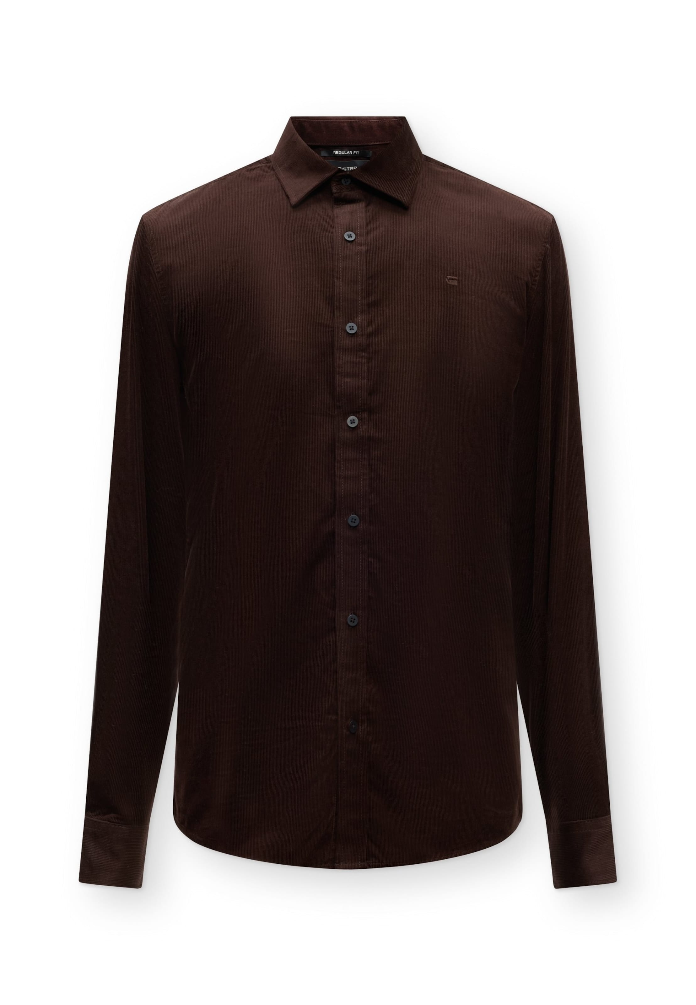 G-STAR Regular Fit Skjorte i brun: forside