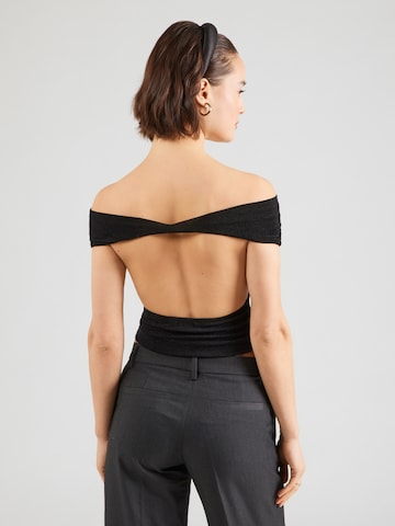 ABOUT YOU Top 'Amanda' w kolorze czarny