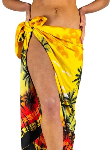 King Kameha Beach Towel 'Beach' in Yellow