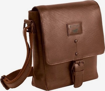 MUSTANG Crossbody Bag in Brown: front