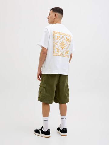 T-Shirt 'JORPAROS EASTER' JACK & JONES en blanc