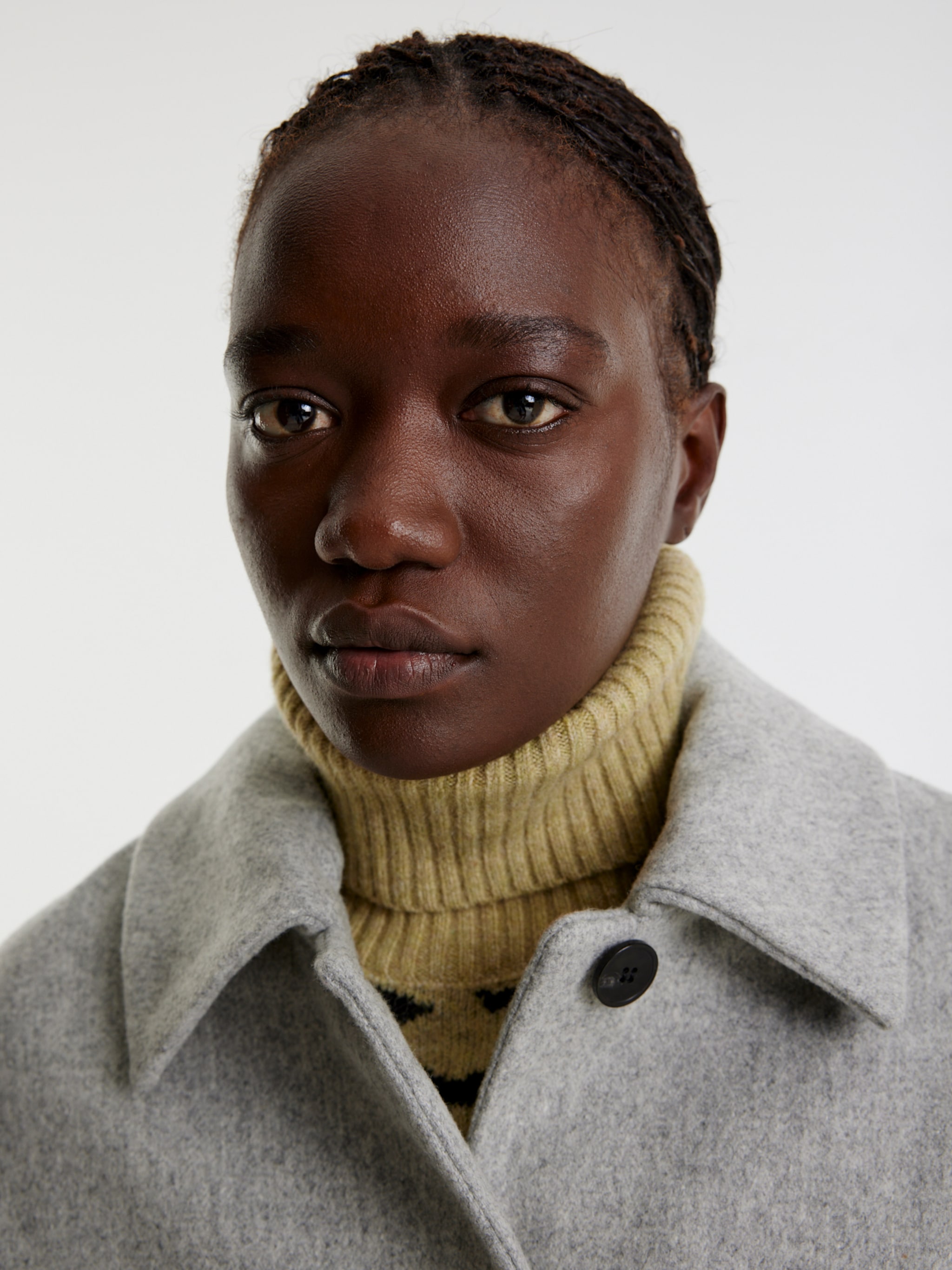 EDITED Abrigo de entretiempo 'Tosca' gris moteado