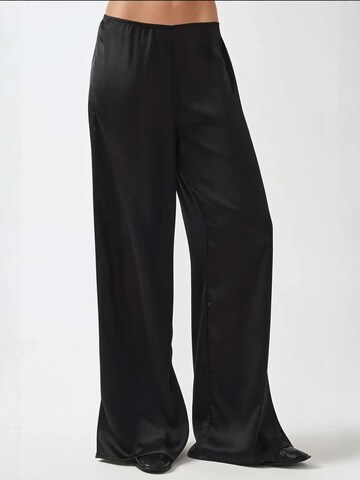 Wide leg Pantaloni 'Ana' di Hiccup in nero: frontale