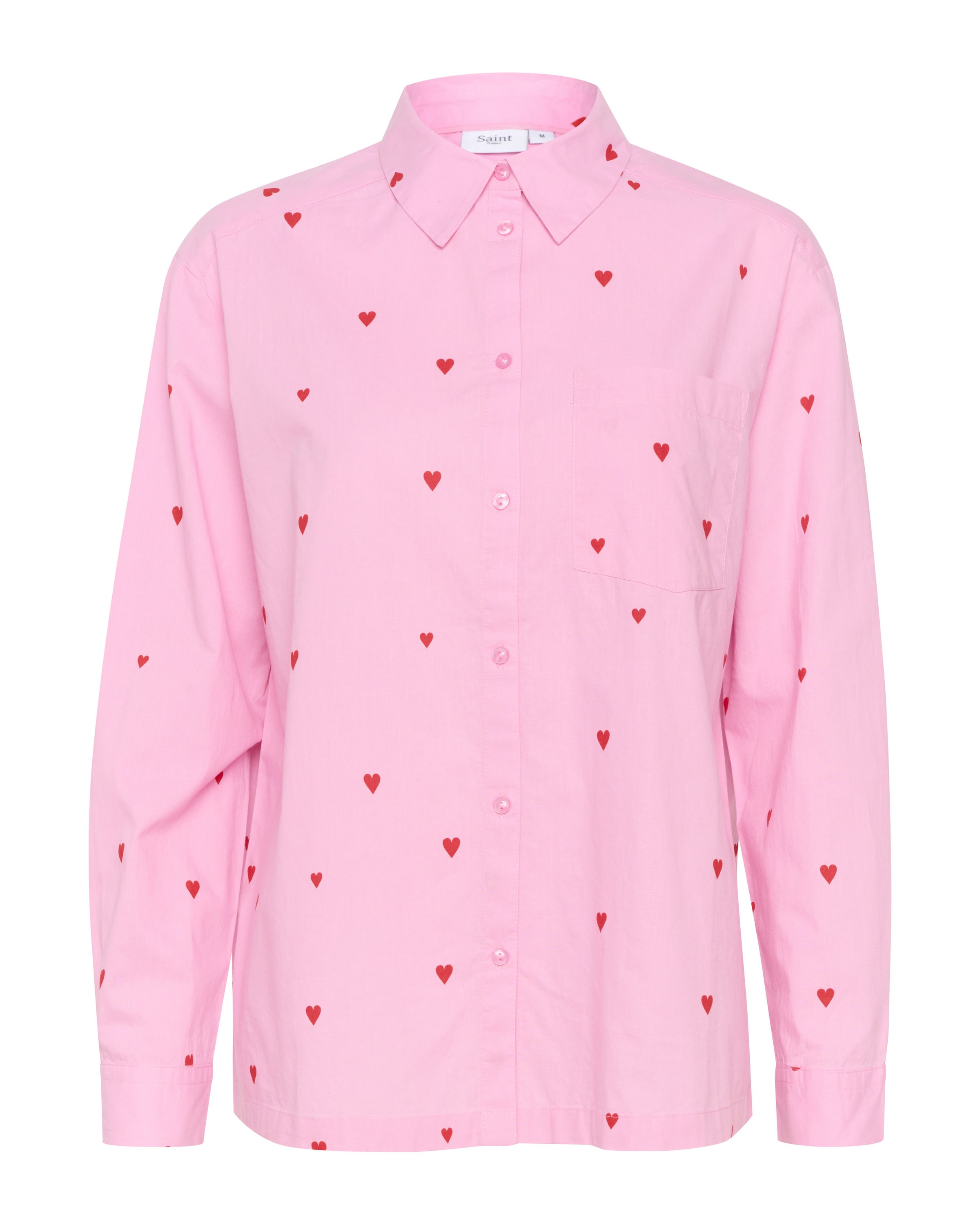 SAINT TROPEZ Blouse 'JalineSZ' in Pink: front