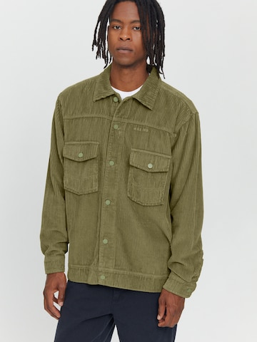 mazine Between-Season Jacket ' Mankota Shacket ' in Green: front