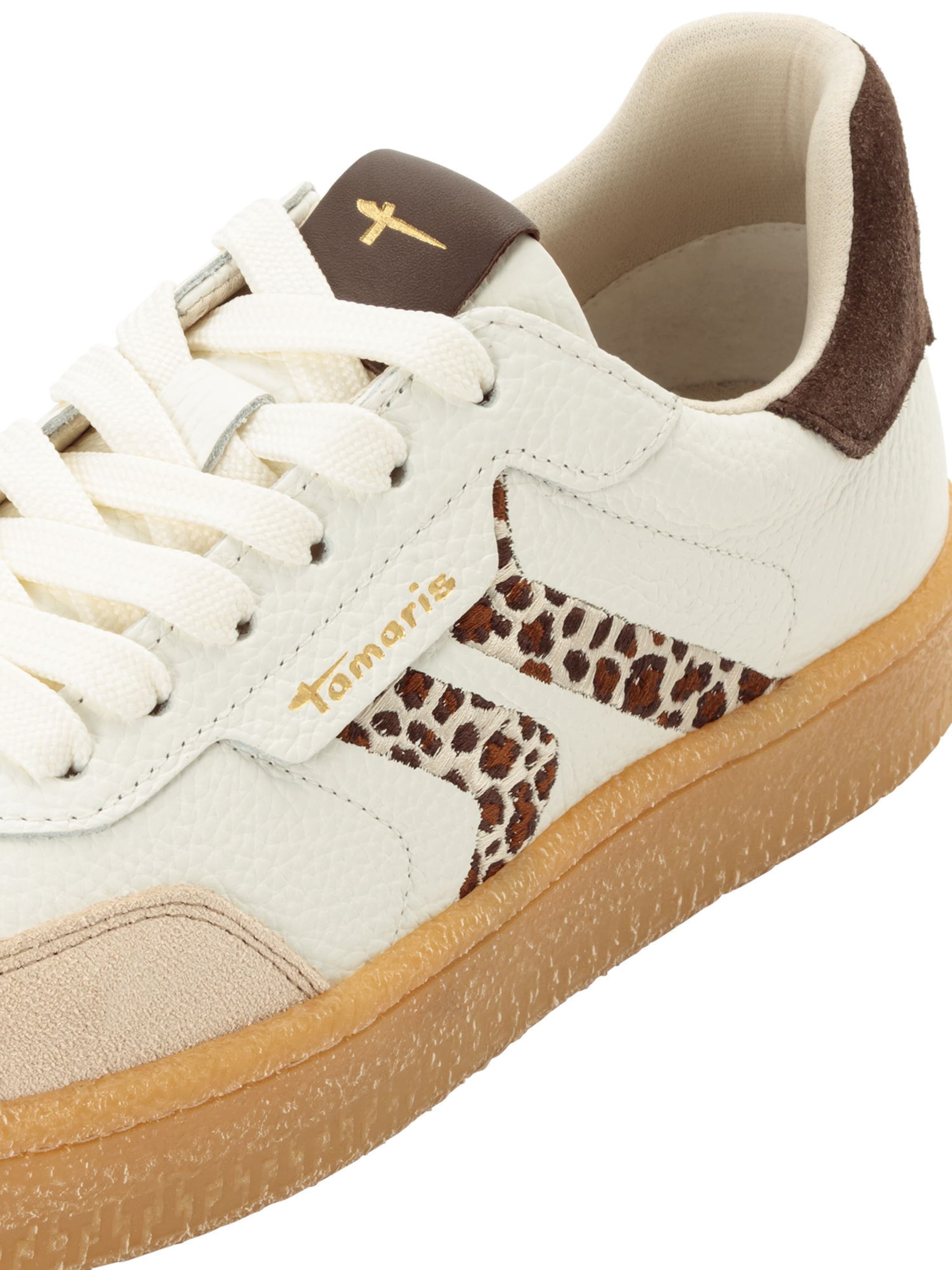 Tamaris Platform trainers in Beige