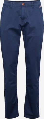 Regular Pantalon chino BLEND en bleu : devant