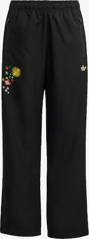 ADIDAS ORIGINALS - Loosefit Pantalón 'Adidas Originals x Liberty London' en negro: frente