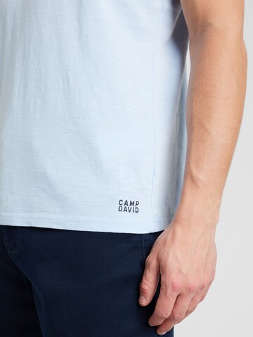 T-Shirt CAMP DAVID en bleu