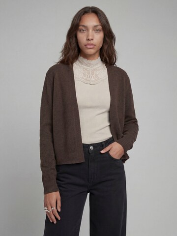 Cardigan 'JREBWSARAH' JJ Rebel en marron : devant