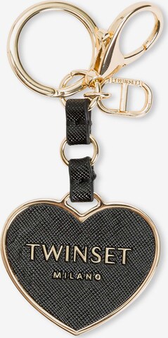 Twin Set Key ring in Black: front