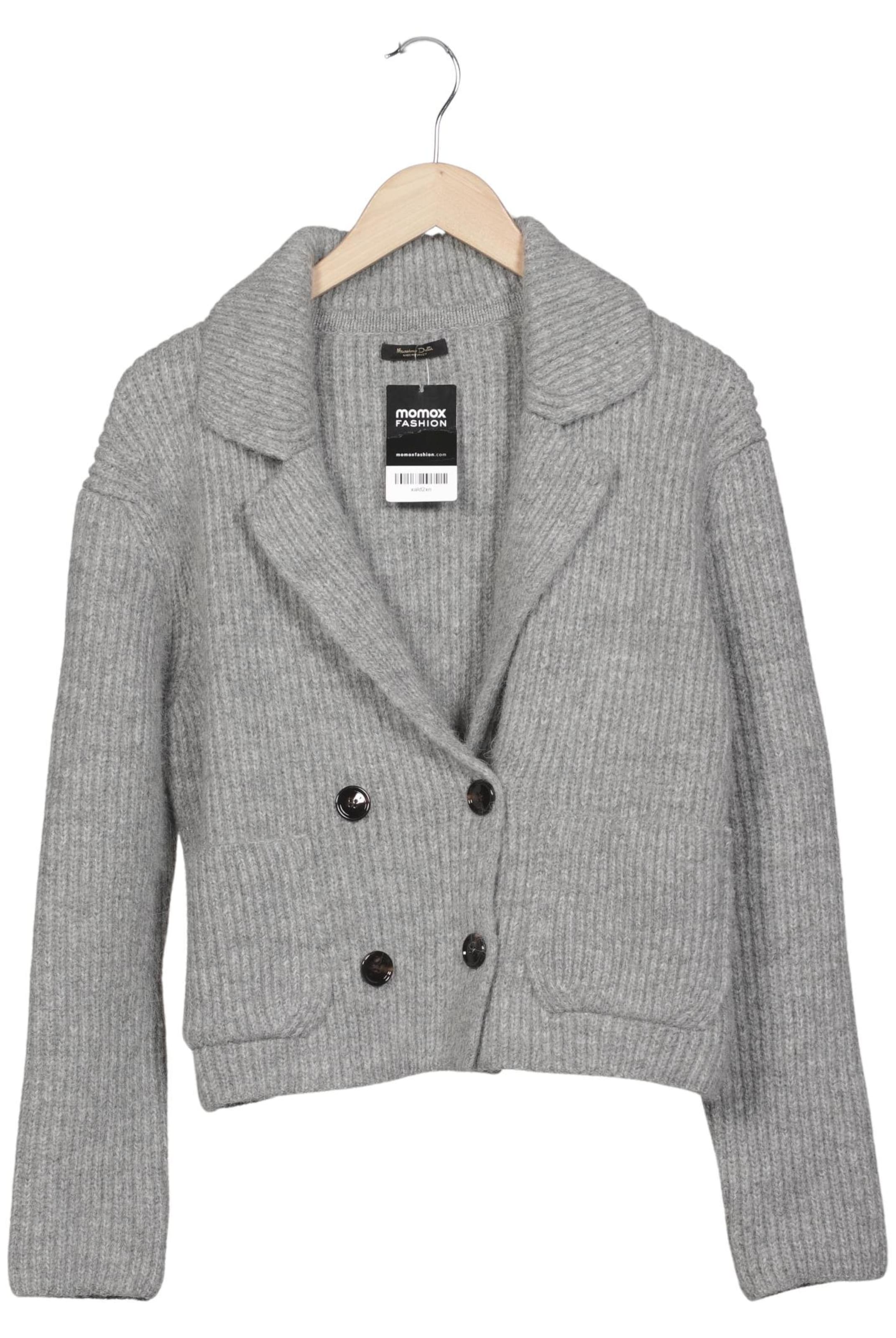 Massimo Dutti Strickjacke S in Grau: Vorderseite