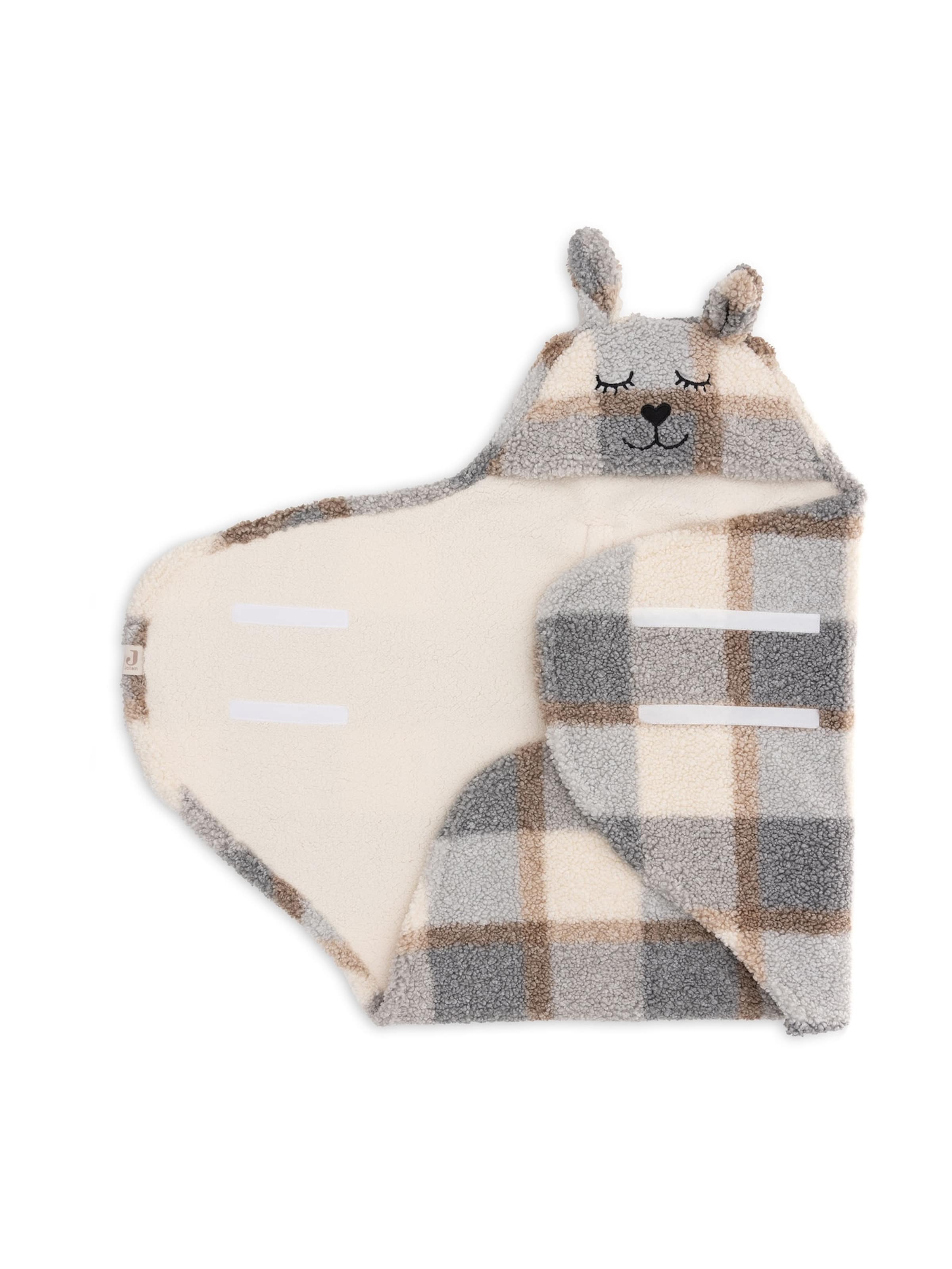 Jollein Babydecke 'Bunny' in Grau: Vorderseite