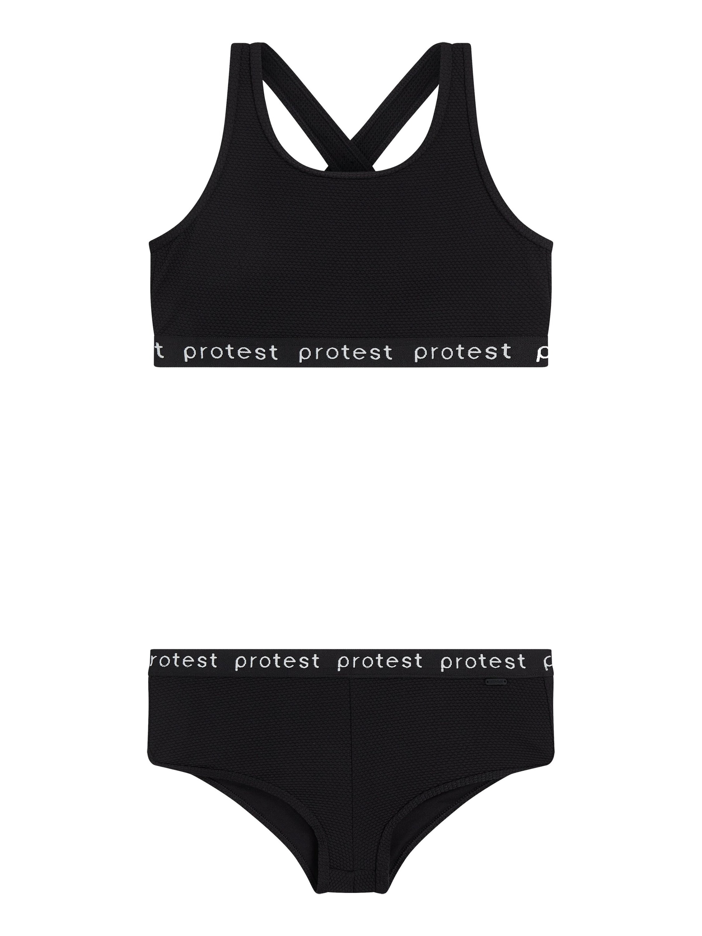 PROTEST Bikini 'PRTBeau JR'‌‌‌‌ in Schwarz: Vorderseite