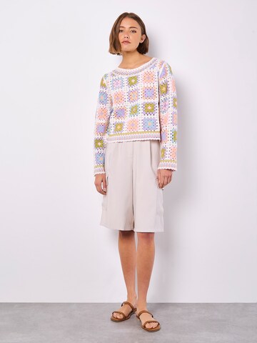 Pull-over ' ' Apricot en bleu