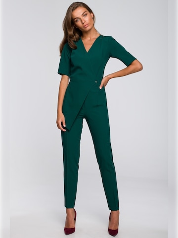 Stylove - Jumpsuit en verde: frente