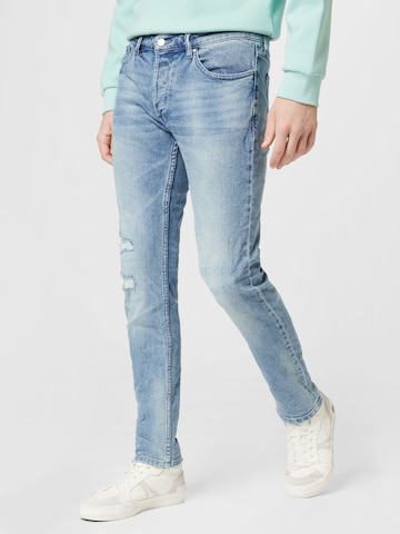 Young Poets Slim fit Jeans 'Morten' in Blue: front