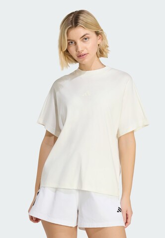 T-shirt fonctionnel 'Soft Lux' ADIDAS SPORTSWEAR en blanc : devant