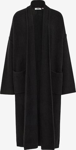 WE FashionKardigan - crna boja: prednji dio