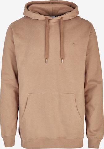 Cleptomanicx Sweatshirt 'Ligull' in Brown: front