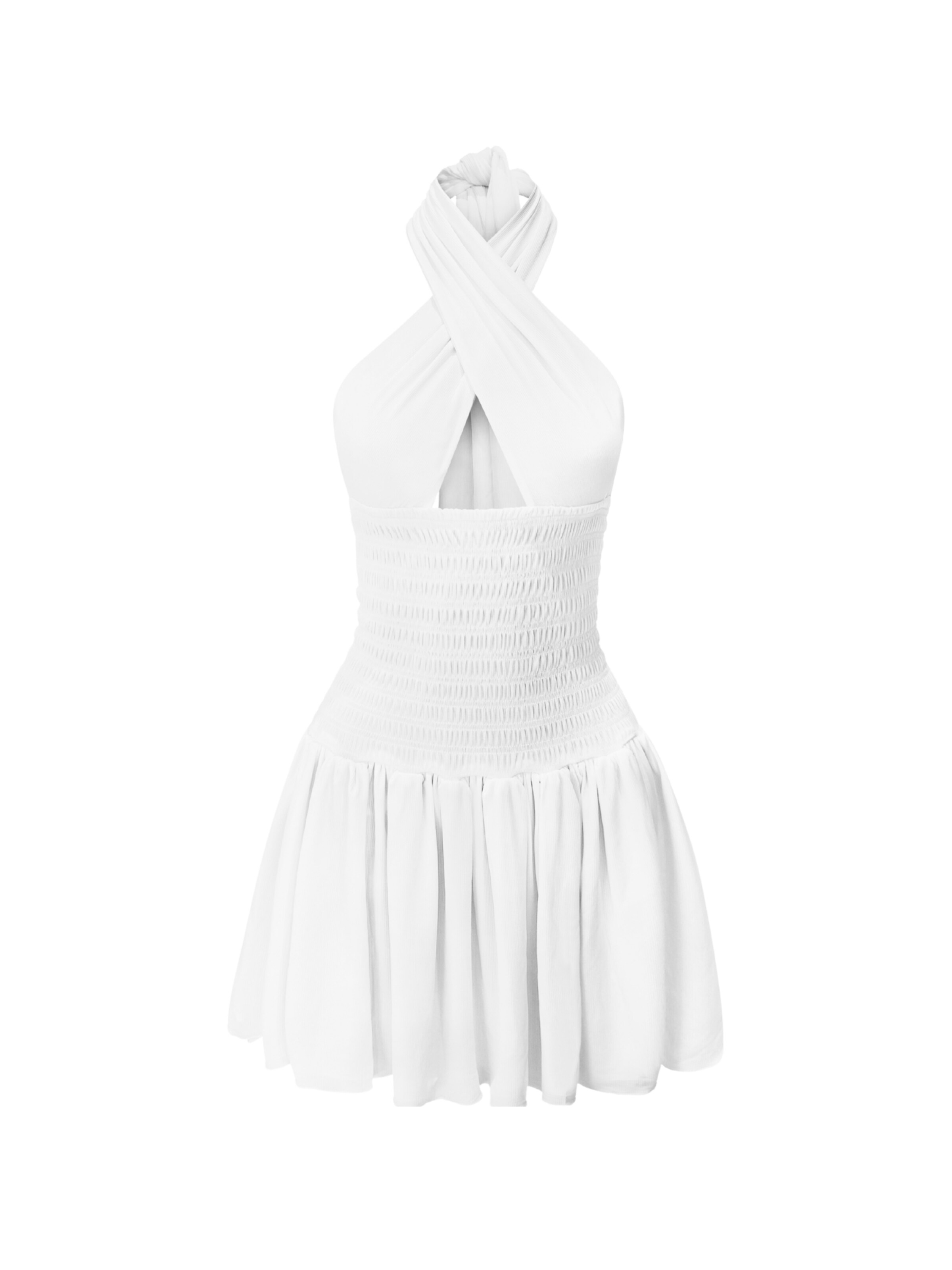 OW Collection Kjole 'Wendy' i hvid: forside