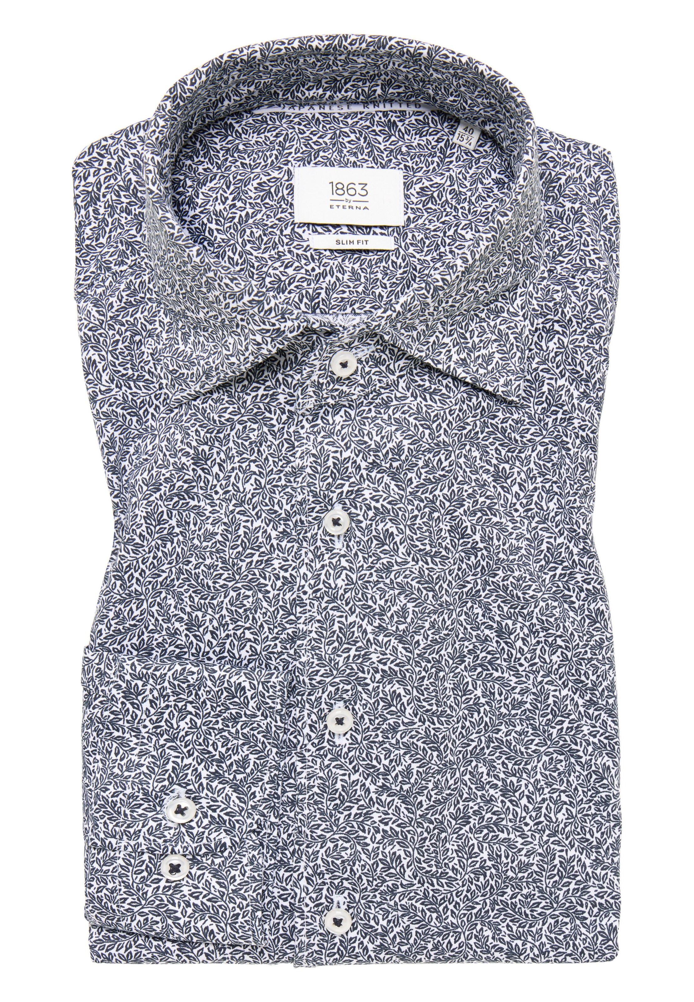 ETERNA Slim fit Zakelijk overhemd in Blauw