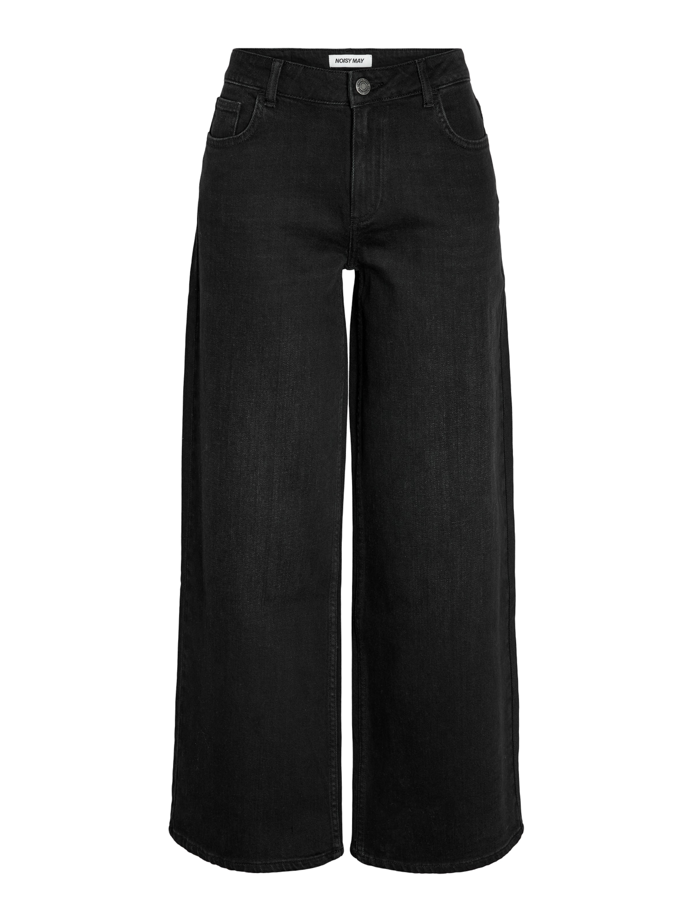 Noisy may Wide leg Jeans 'NMKENZIE' in Black: front