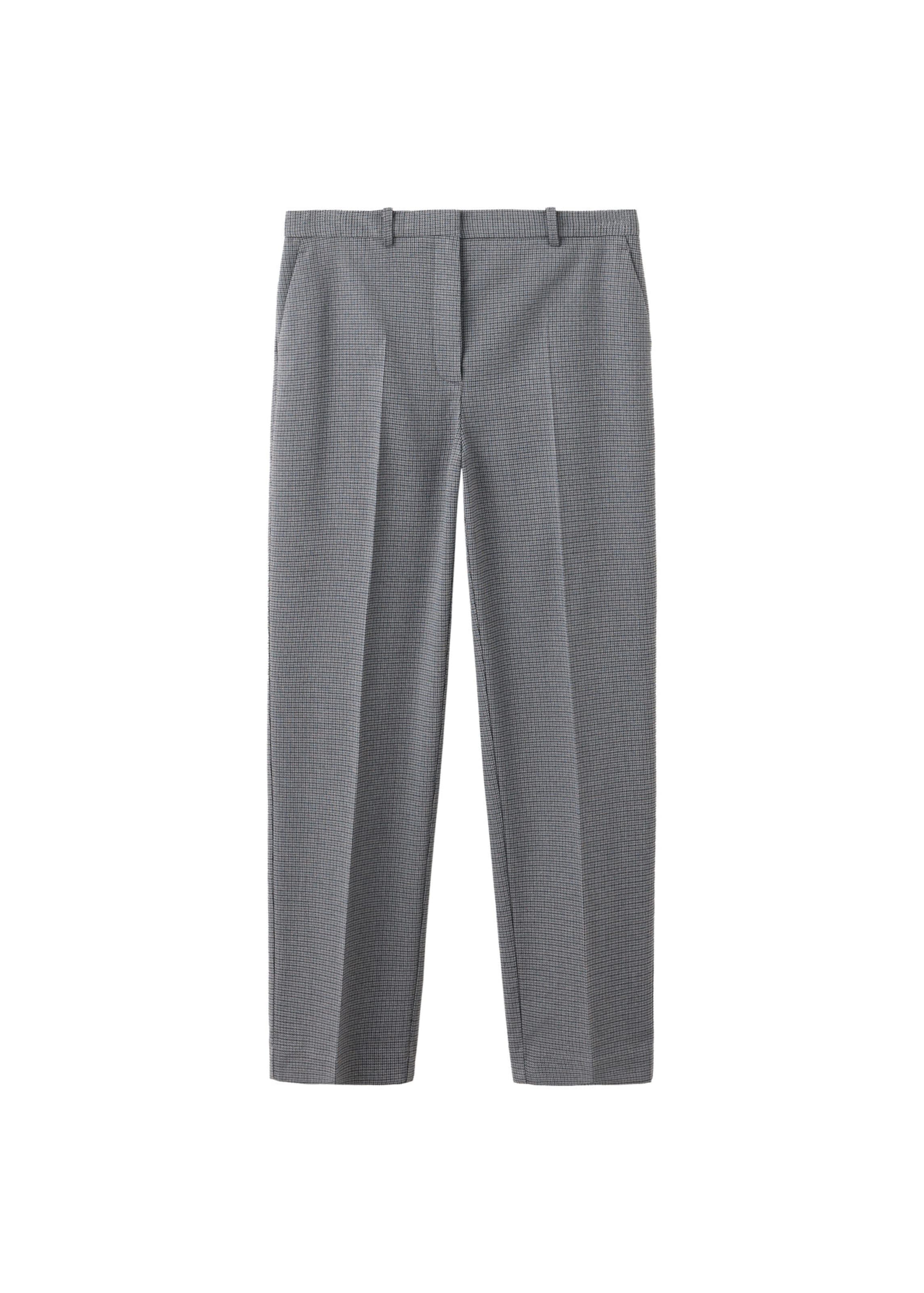 Pantaloni con piega frontale 'NEWARM' in 32 MANGO di colore blu chiaro / grigio / nero, Visualizzazione prodotti