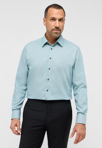 ETERNA Regular fit Business shirt in Green: front