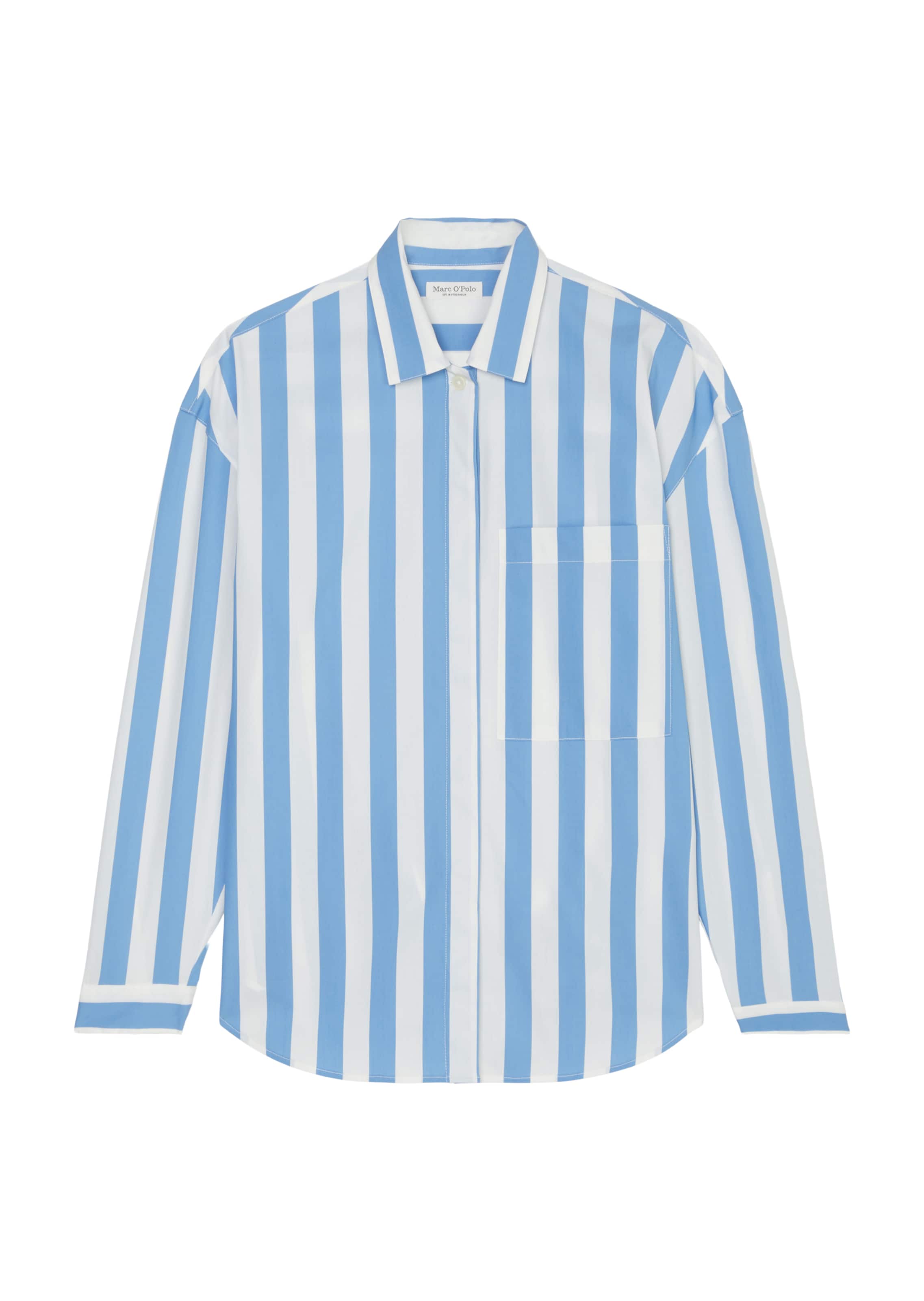 Marc O'Polo Bluse in Blau: Vorderseite