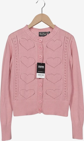 Voodoo Vixen Strickjacke XS in Pink: Vorderseite