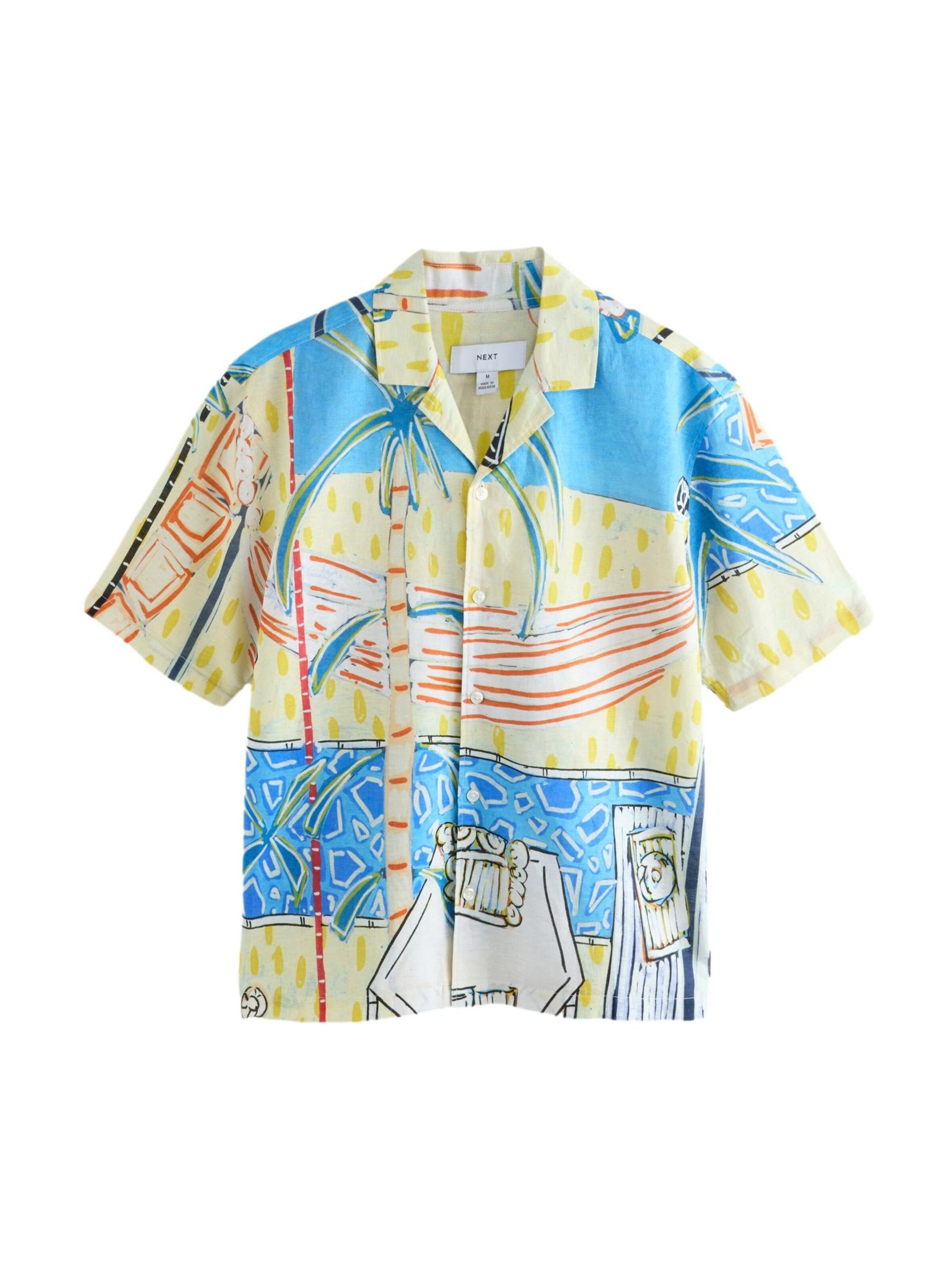 Next Regular Fit Hemd in Blau: Vorderseite