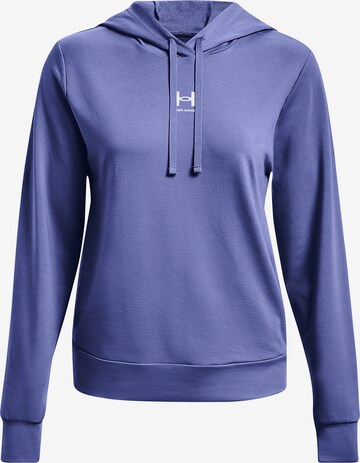 UNDER ARMOUR Athletic Sweatshirt 'Rival' in Blue: front