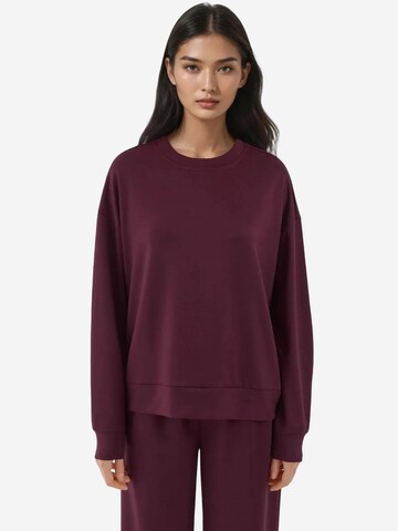 Sweat-shirt Hiccup en rouge : devant