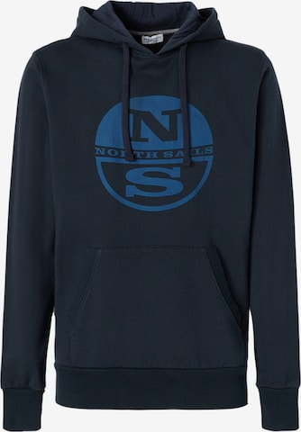 North Sails Sweatshirt in Blau: front