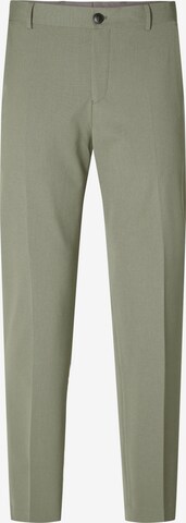 Coupe slim Pantalon à plis 'Liam' SELECTED HOMME en gris : devant