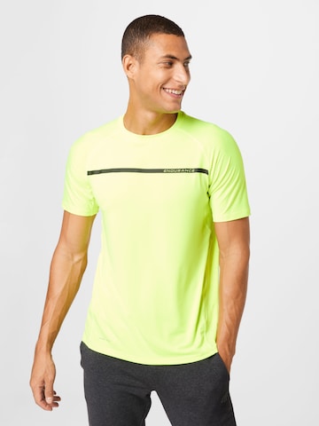 ENDURANCE - Camiseta funcional 'Serzo' en amarillo: frente