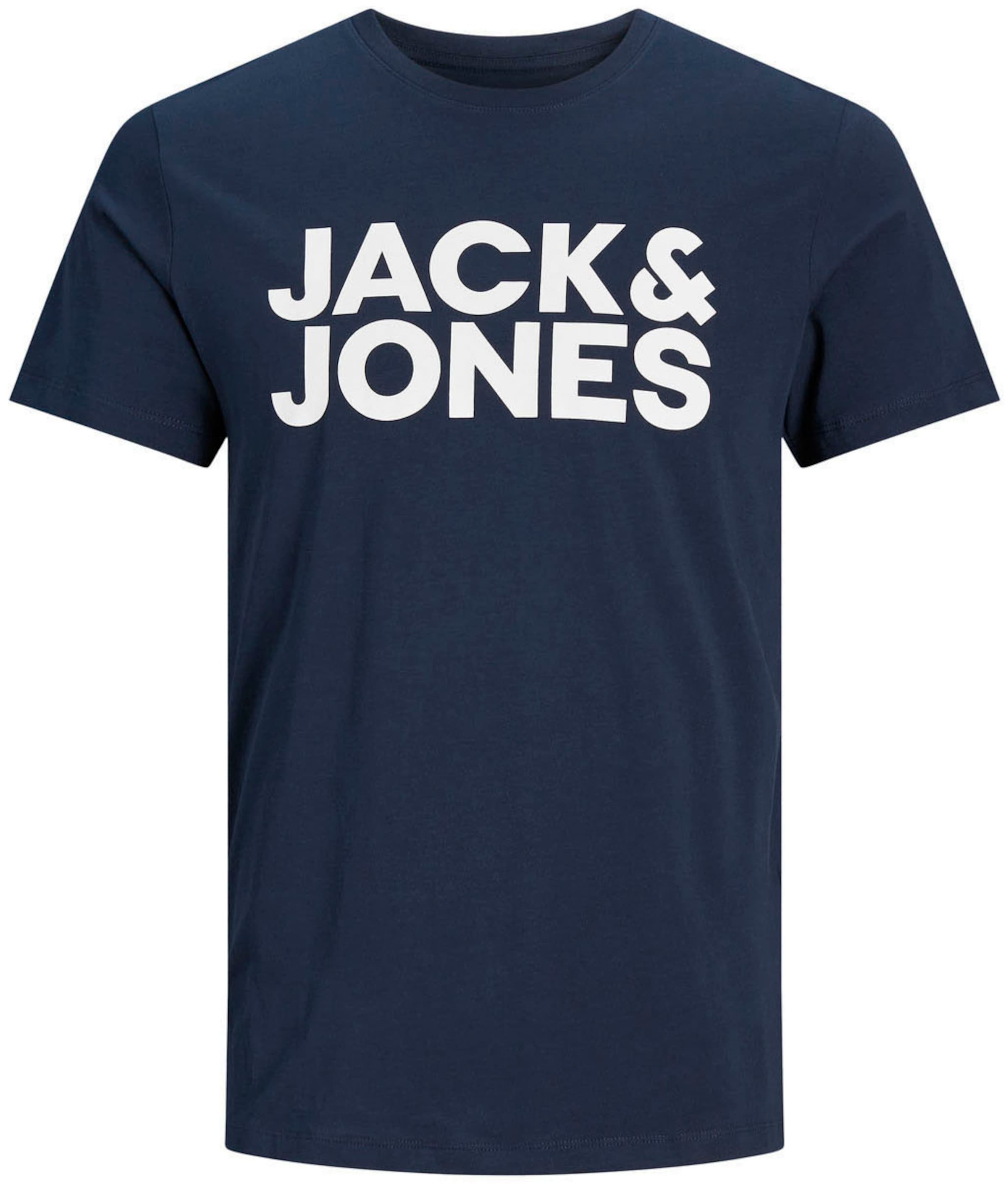 JACK & JONES Shirt 'Corp' in Blue: front