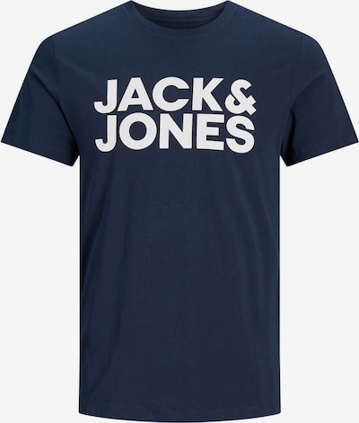 Marškinėliai 'Corp' iš JACK & JONES, spalva – tamsiai mėlyna / balkšva, Prekių apžvalga