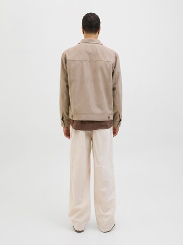 JACK & JONES - Pierna ancha Pantalón en beige