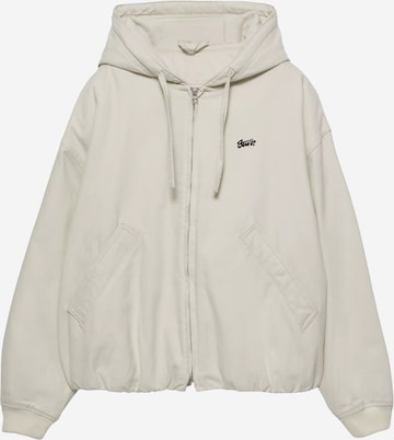 Veste mi-saison 'STWD' Pull&Bear en blanc : devant