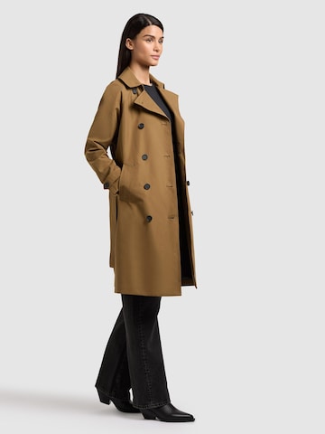khujo Between-Seasons Coat 'Rula2' in Brown