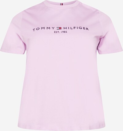 Tommy Hilfiger Curve Majica u morsko plava / pastelno ljubičasta / crvena / bijela, Pregled proizvoda